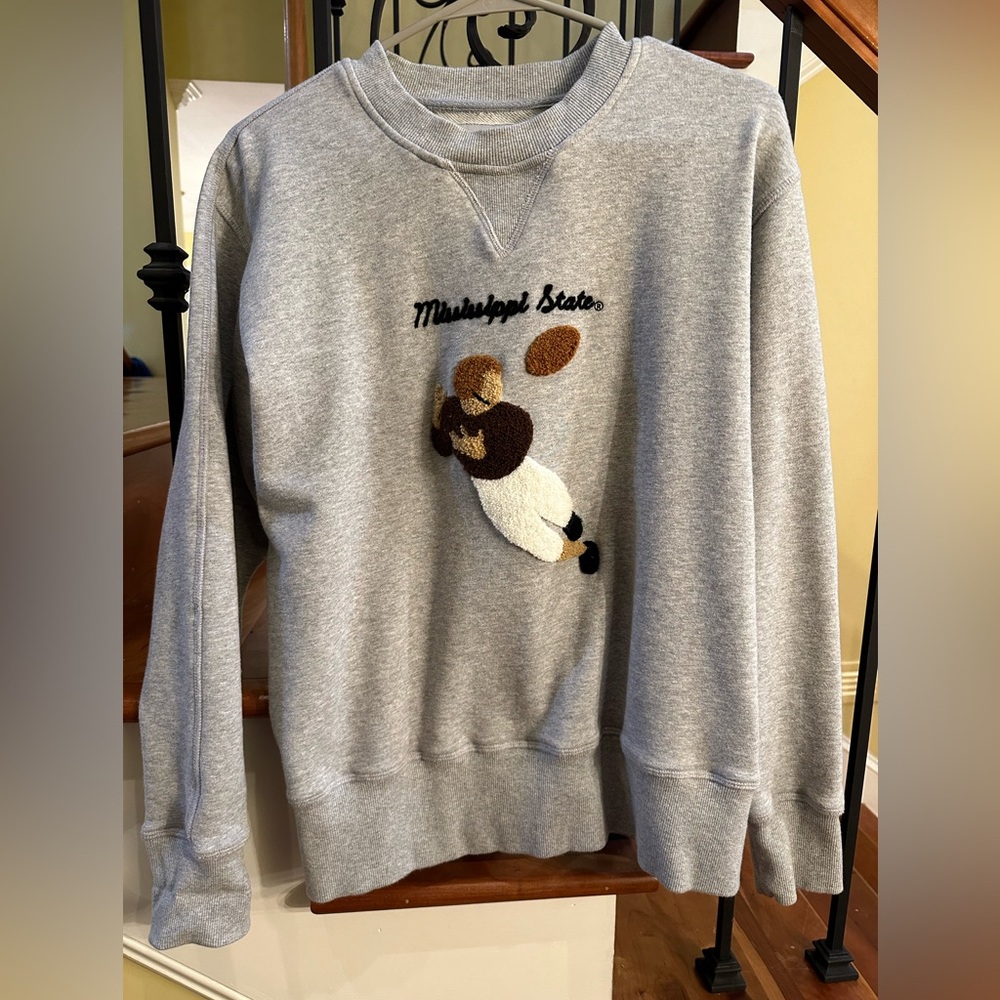 Hillflint Sweatshirt with Mississippi State theme size S.